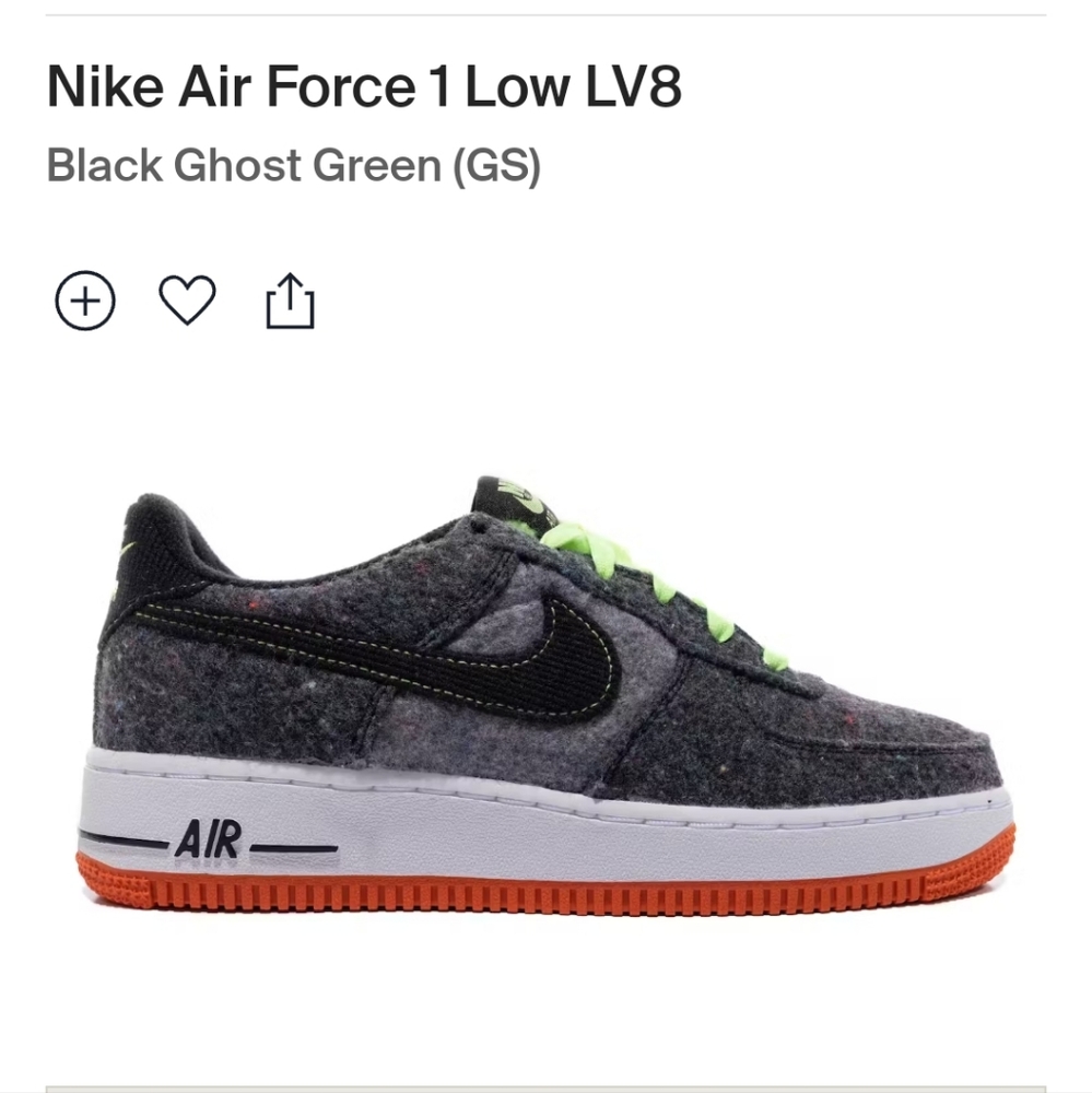 NIKE STARFISH AIR FORCE 1 - these are a YOUTH 7 fits foot size 9 11/16”